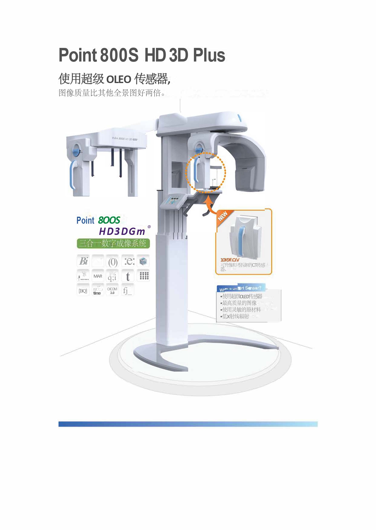 韩国盘泰Point 800S三合一牙科CBCT